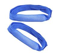TOVINANNA 2pcs Elastic Nasal Bandage Strips for Post Surgery, Breathable Blue Nose Protector with Ear Hooks, Flexible Nose Cover for Injury Care and Wound Dressing