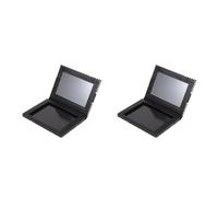 TOVINANNA 2pcs Empty Eyeshadow Magnetic Palette Portable Makeup Organizer for Eye Shadow Lipstick Compact Design for Travel and Daily Use for Women