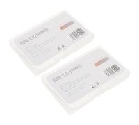 TOVINANNA 2pcs Eyelash Organizer Case False Eyelash Storage Box Lash Holder Tray Makeup Organiser Storage Case for Packaging and Travel