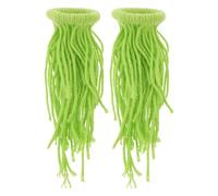 TOVINANNA 2pcs Fish Spawning Mop for Aquarium Breeding Reusable Washable Cotton Rope Floating Egg Laying Fish Mop Artificial Seaweed Design and Shrimp
