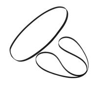 TOVINANNA 2pcs Flat Rubber Transmission Belts for Cassette Players and Recorders Wide Drive Straps Compatible with Audio and Video Equipment Easy Installation Replacement for Tape Recorders