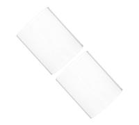 TOVINANNA 2Pcs Glass Candle Shade 10X10Cm Cylinder Chimney Cover Windproof Glass Lampshade for Hurricane Pillar Candle Holders Home Décor