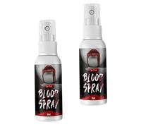 TOVINANNA 2pcs Halloween Fake Blood Spray Lightweight Portable Liquid Plasma Props for Cosplay Makeup Party Special Effects for Vampire Zombie Costume