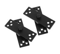 TOVINANNA 2pcs Heavy Duty 360 Degree Rotating Pivot Hinges for Hidden and Interior Doors, Stainless Steel Moisture Resistant Concealed Door Hardware with Floor and Ceiling Pivot Design