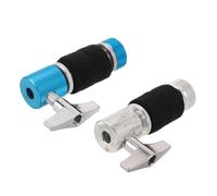 TOVINANNA 2pcs Hi Hat Clutch Metal Secure Cymbal Locking Clutch for Drum Kit Accessories Cymbal Stand Hardware Versatile Drummer Accessory for Gigs Practice Sessions Live Jazz Rock Music