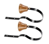 TOVINANNA 2pcs Metal Dog Training Doorbell for Potty Training with Wall Mounted Design Suitable for Home and Retail Stores