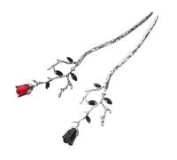 TOVINANNA 2pcs Metal Flower Hairpins Hair Sticks Women Hair Accessories for Wedding Guest Flower Chignon Pin Styling Pins for Bun