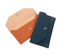 TOVINANNA 2pcs Mini Cash Wallet Budget Binder Organizer with Fake Leather Secure Closure Money Pouch for Women Portable Receipt Holder for Financial Planning and Expense Tracking