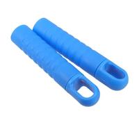 TOVINANNA 2pcs Nonslip Mop Handle End Caps with Hanging Replacement Grip Sleeves for Flat Mop Rods and Broom Sticks Ergonomic Covers for Easy Storage and Improved Cleaning Performance