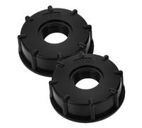 TOVINANNA 2Pcs Plastic Adapter 60Mm to 3/4 Leakproof for 1000L Chemical Drum and IBC Drum Accessories