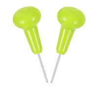 TOVINANNA 2pcs Plastic Braille Stylus Pen for Blind Learning and Writing, Green Braille Writing Tool for Visually Impaired Individuals, Portable and Easy to Use