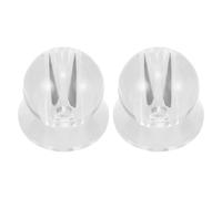 TOVINANNA 2pcs Pool Cue Ball Training Aid with 18hole Big Head Design for Aiming Practice and Improved Cue Ball Control, Resin Material Snooker Stroke Trainer for Professional Pool Training