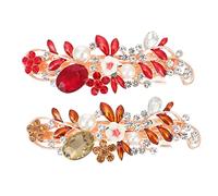 TOVINANNA 2pcs Pretty Hair Clips Cute Hairpin Rhinestone Hair Accessories for Women Girls