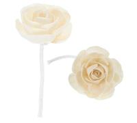 TOVINANNA 2pcs Refill Fragrance Diffuser Sticks with Realistic Faux Flower Heads and Cotton Rope Wick for Scenting Maintenance Air Diffusers for Living Bedroom Office Decor