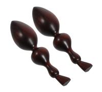 TOVINANNA 2pcs Rosewood Acupuncture Sticks for Deep Tissue Massage, Handheld Reflexology Tools Enlarged Ant Design, Pressure Point Massager Set for Full Body Therapy and Muscle Relief