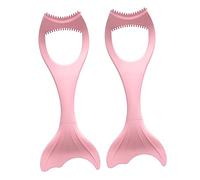 TOVINANNA 2pcs Silicone Eyeliner Aid Tool Essential Eyeshadow Tool Thin Eyeliner Brush