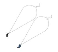 TOVINANNA 2pcs Tai Chi Pendant Necklace for Couples Mountain and Friendship Jewelry Resistant Thoughtful for Friends and Loved Ones