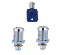 TOVINANNA 2pcs Tubular Cam Lock with Locks and Key Secure Cash Box Replacement for Arcade Machines Desks Cabinets Rv Doors Heavy-Duty Threaded Body for Enhanced Security