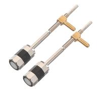 TOVINANNA 2pcs Violin Bow Frog Screws 4/4 and 3/4 Size Copper Alloy Metal Replacement Parts for Violin and Viola Bow Repair Instrument Accessories