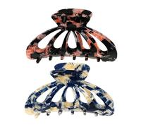 TOVINANNA 2pcs Women Claw Hair Clips Acrylic Jaw Clips for Women Easy to Use Elegant Lady Headdress
