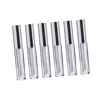TOVINANNA 2sets 12pcs Fashion Lip Gloss Tubes Refillable Lip Color Containers with Silver and Golden Caps Subpackaging Travel Friendly Design 12pcs*2