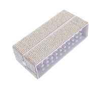 TOVINANNA 30holes Nail Drill Bit Holder Case Organizer for Nail Art Tools Salon Use Display Storage Box Polishing Heads