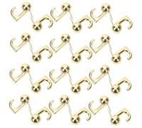 TOVINANNA 30pcs Heavy Duty Picture Hanger Kit Zinc Alloy Push Pin Hooks for Wall Art Gallery Frames Paintings Small Item Hanging Suitable for Plasterboard Walls