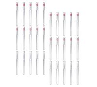 TOVINANNA 30pcs Portable Silicone Lip Brush with Cap Reusable Lipstick Applicator Wand for Precise Lip Makeup Application, Compact and Individually Packed Brushes for Women