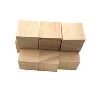 TOVINANNA 36pcs DIY Wooden Cube Blocks Unfinished Pine Wood Squares for Craft Projects and Home Decoration Small Wood Square Cubes for Painting Engraving and Art Creations