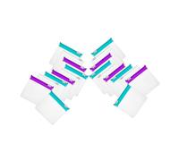 TOVINANNA 36pcs Reusable EVA Medicine Pouch Bags with Sliding Lock Translucent Zippered Pill Organizer for Travel Small Pill Holder for Purse Multifunctional Storage for Jewelry