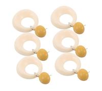 TOVINANNA 3pairs Round Dangle Earrings Hollow Acrylic Geometric Cute Statement Drop Earrings for Women Halloween Party Jewelry Studs Round Disc