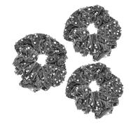 TOVINANNA 3pcs Glitter Sequin Hair Scrunchies for Women Stretchable Velvet Hair Ties with Moderate Elasticity Sparkly Accessories for Weddings Parties Work and Everyday Elegant Management