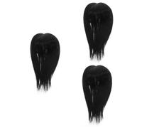 TOVINANNA 3pcs Hair Volume Topper for Women Invisible Synthetic Hair Piece Clip Design Lightweight and Comfortable for Daily Use and Special Occasions Natural