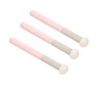 TOVINANNA 3pcs Latex Sponge Makeup Brushes for Concealer Dual Use Wet Dry Blending Tools for Women for Home and Salon Use Smooth Touch White Sponges