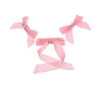 TOVINANNA 3pcs Mini Satin Bow Hair Clips for Women Cute Kawaii Ribbons Firm Alligator Clips Versatile Hair Accessories for Parties Everyday Style Sweet Charming Look