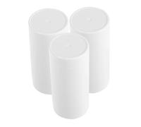 TOVINANNA 3pcs Refillable Deodorant Stick Containers Twist-up Bottom-fill Tubes White Rollers for Travel Toiletries Solid Lotion Blush and DIY Use