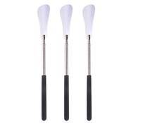 TOVINANNA 3pcs Telescopic Shoehorn Stainless Steel Shoe Lifter Long Handled Shoe Horn Accessory Comfortable to Hold for Elderly Men Women