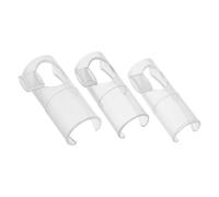 TOVINANNA 3Pcs Transparent Flute Blowing Aid for Beginners with Membrane Protector Bamboo Flute Mouthpiece Nozzle for Accurate Pitch Control and Membrane Maintenance