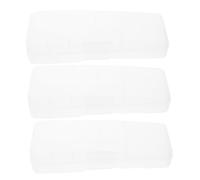 TOVINANNA 3PCS Transparent Shavers Case Travel Organizer for Shaving Gear Manual Protector Box for Barber Tools Versatile Storage Holder for Mens Grooming Essentials