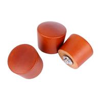 TOVINANNA 3pcs Wooden Pot Lid Handles Replacement Soup Pot Lid Knobs Creative Beech Wood Kitchen Knobs Easy Grip Heat Resistant for Cooking