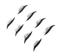 TOVINANNA 4 Pairs Glitter Black Eyeliner Sticker Decal Self Adhesive Eyelash Stickers for Parties Festivals Cosplay and Daily Wear Easy to Apply Eye Catching Makeup Enhancement