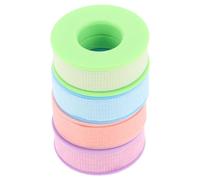 TOVINANNA 4 Pieces Breathable Silicone Eyelash Extension Tape 1.25Cm Wide with Holes for Sensitive Skin, Free Removal Lash Tape for Lash Extensions and Makeup Salon Use