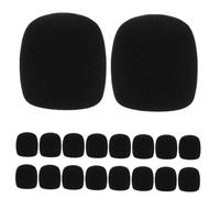 TOVINANNA 40pcs Mic Covers Microphone Windscreen Breathable Sponge Mic Cover Recording Studio Use