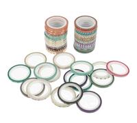 TOVINANNA 48 Rolls 3Mm Fine Gold Foil Washi Tape Set, 4M Each Decorative Adhesive Tape for DIY Scrapbook, Journal, Handbook Crafting and Stationery Decoration