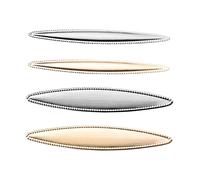 TOVINANNA 4pc Vintage Metal Hair Clips Curved Barrettes Large and Small Mixed Gold Silver Hairpins for Women Girls Retro Hair Accessories