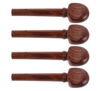 TOVINANNA 4pcs 4/4 Violin Tuning Pegs Set Made of Rosewood with Universal Fit Design for Optimal Playability, Suitable for Stage Environments and Rehearsals, Violin String Instrument
