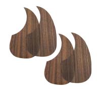 TOVINANNA 4pcs Acoustic Guitar Pickguards with Simulated Wood Grain, Lightweight Pvc Protective Guards for Guitar, Scratchproof Design for Practice and Stage Performances