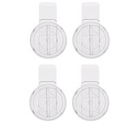 TOVINANNA 4Pcs Acrylic Door Lock Latch Bolt Lock Child Proof Simple Installation for Baby and PET Safety Cabin/Home Door