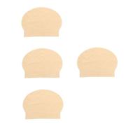 TOVINANNA 4pcs Bald Head Cap for Adults Reusable Skull Wig for Cosplay Costume Parties for Theatrical Performances Halloween Events