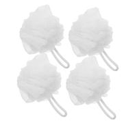 TOVINANNA 4pcs Bath Bouquet Shower for Body Bath Scrubber for Body Natural Loofah Sponge Shower Ball Sponge for Women Boys and Girls Men Exfoliating Scrubber for Use